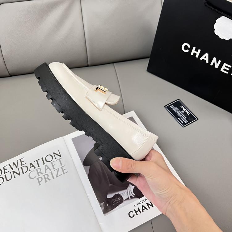 Chanel leather shoes