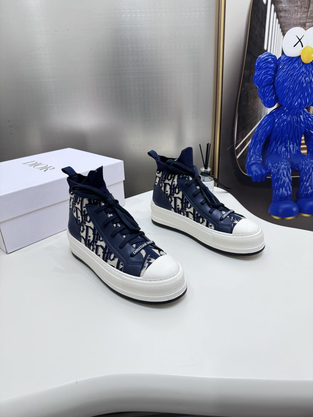 2024ss Dior/OBLIQUE boot sneaker