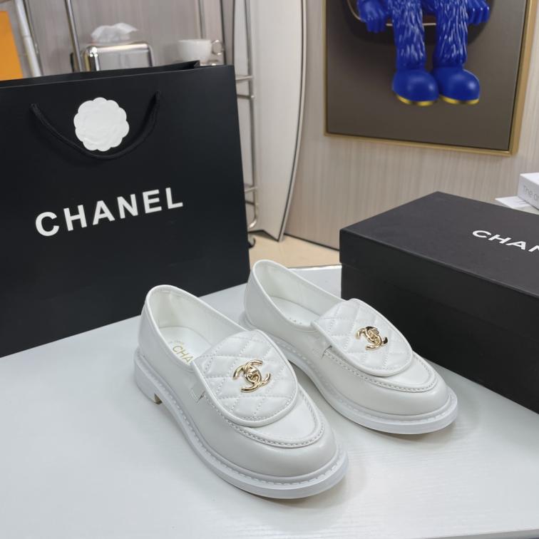 Chanel leather shoes