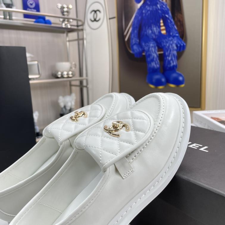 Chanel leather shoes