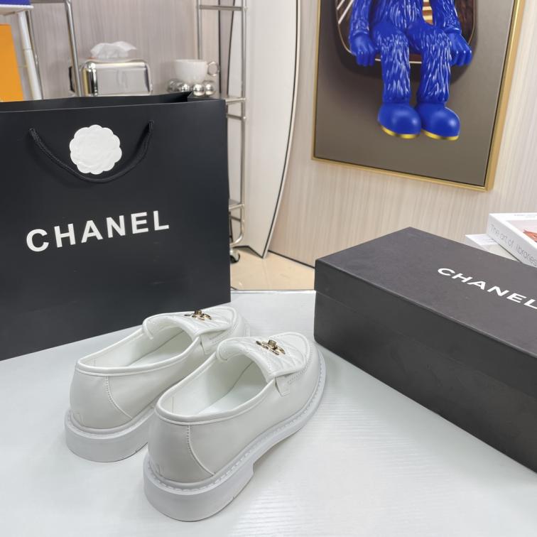 Chanel leather shoes