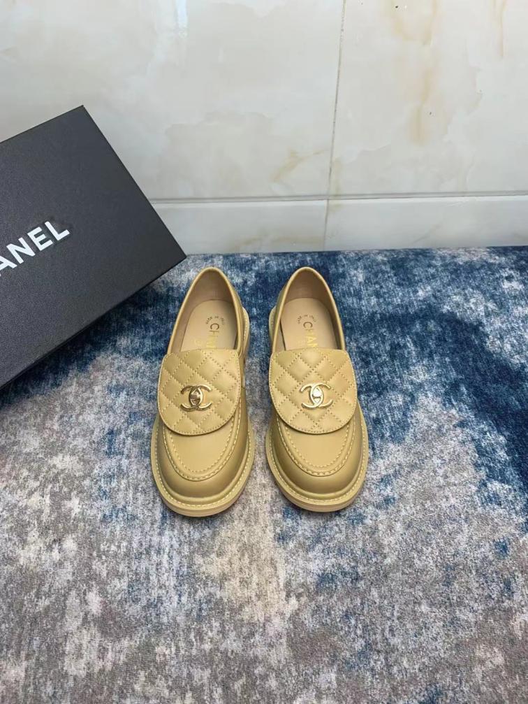 Chanel leather shoes