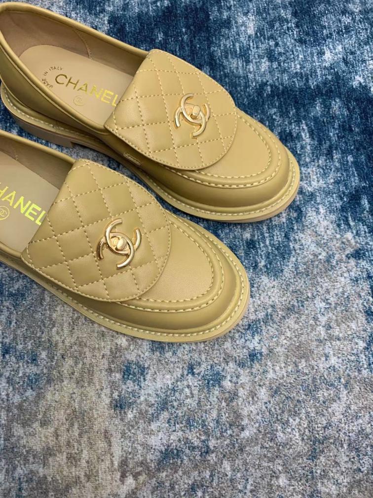 Chanel leather shoes
