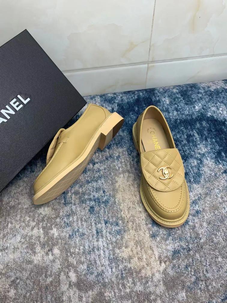 Chanel leather shoes