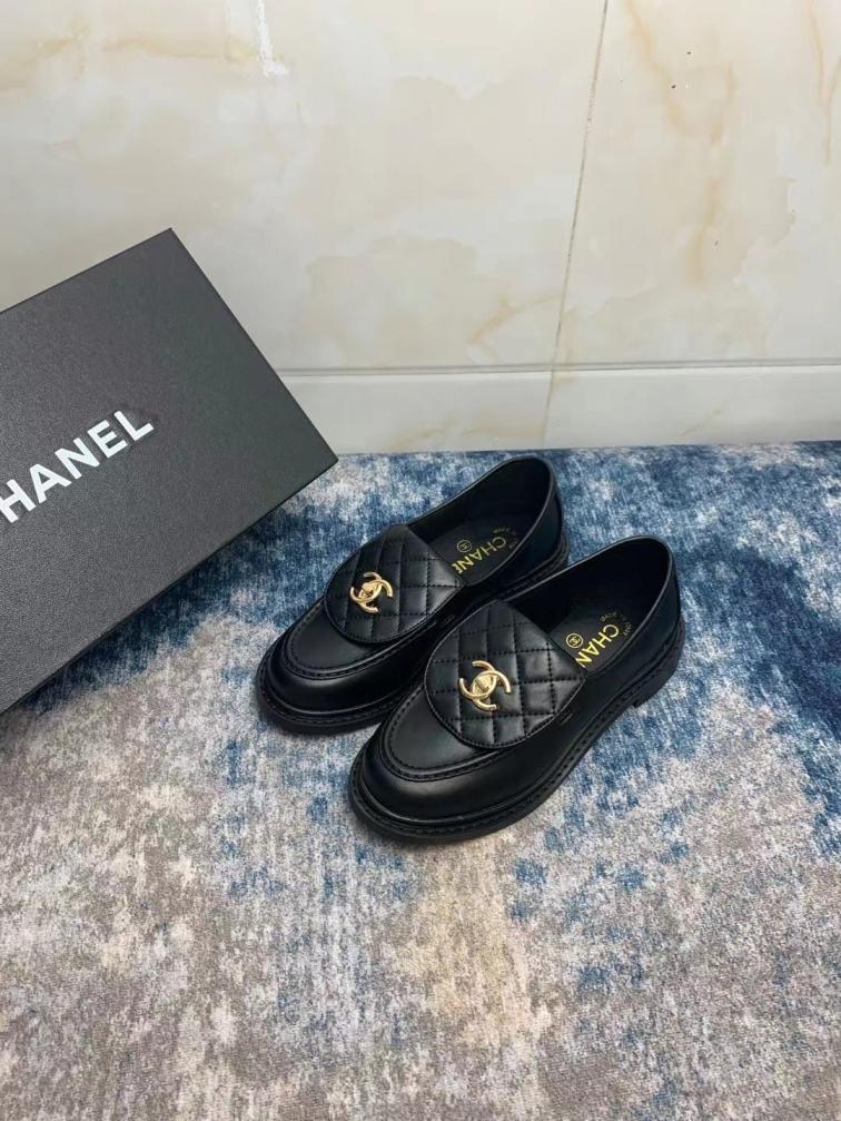 Chanel leather shoes