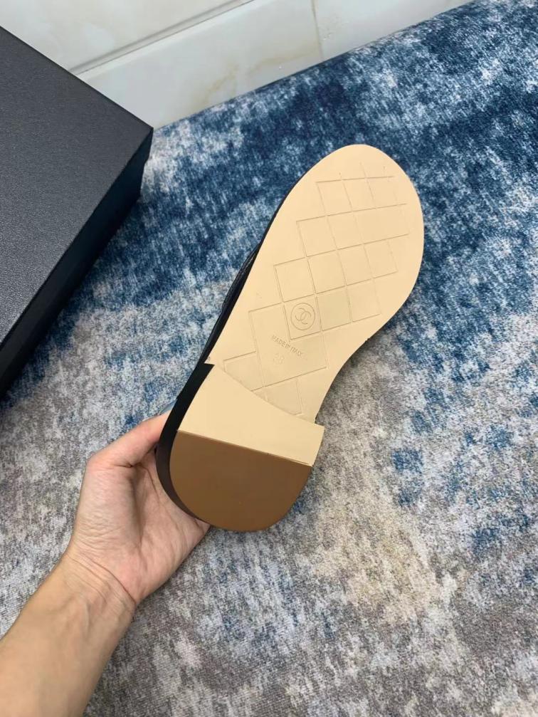 Chanel leather shoes