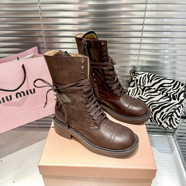 MIUMIU Leather boots