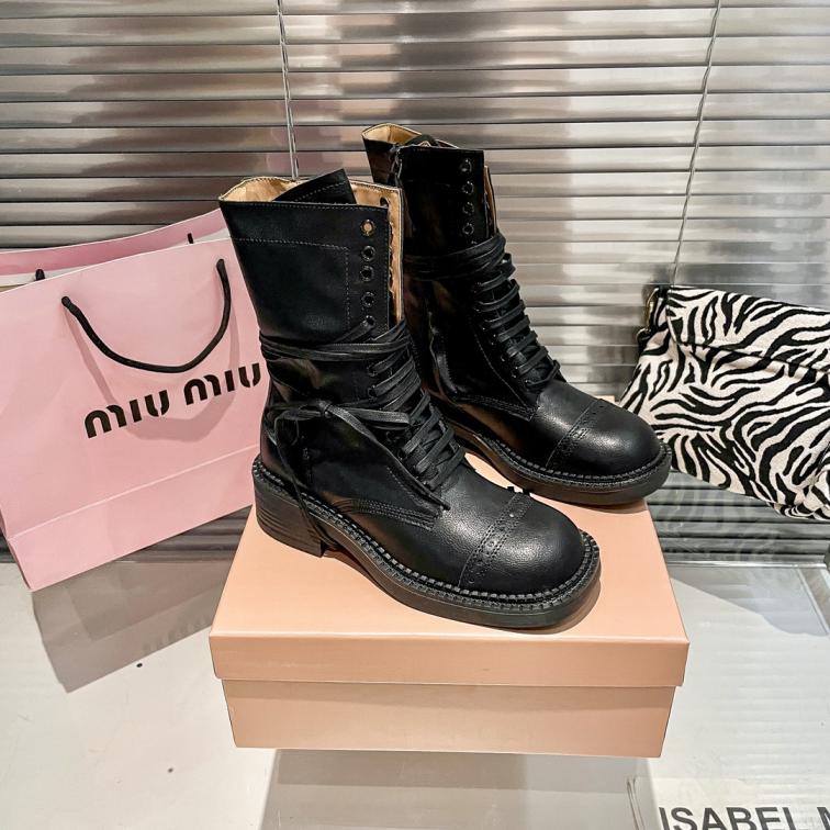 MIUMIU Leather boots