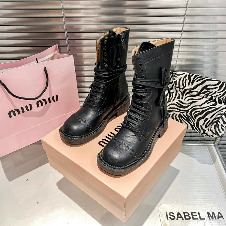 MIUMIU Leather boots