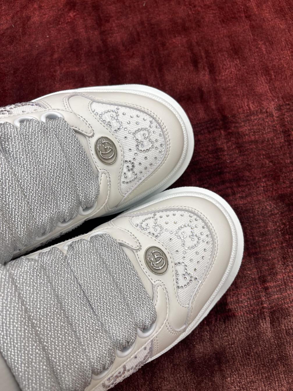 GUCCI Women crystal Screener sneakers