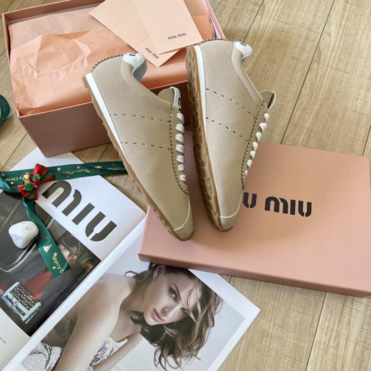 Miumiu flat sneakers