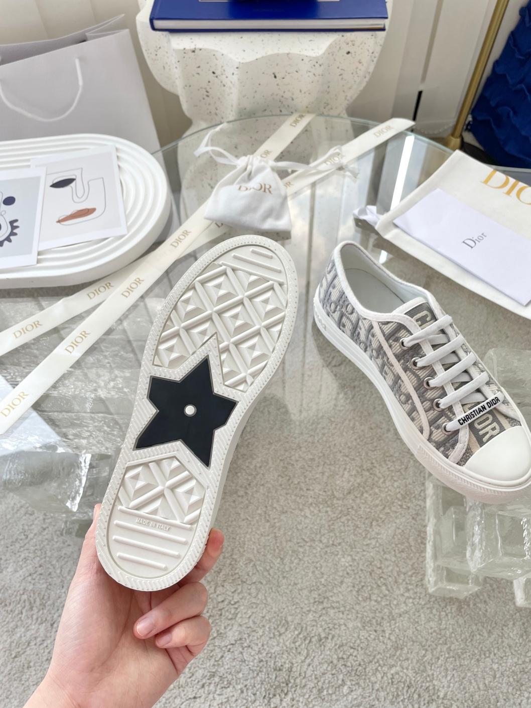 DIRO embroidery flat canvas sneaker 135440