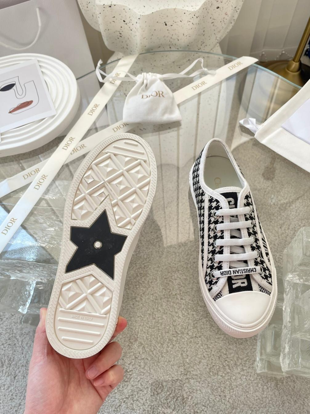 DIRO embroidery flat canvas sneaker 135438