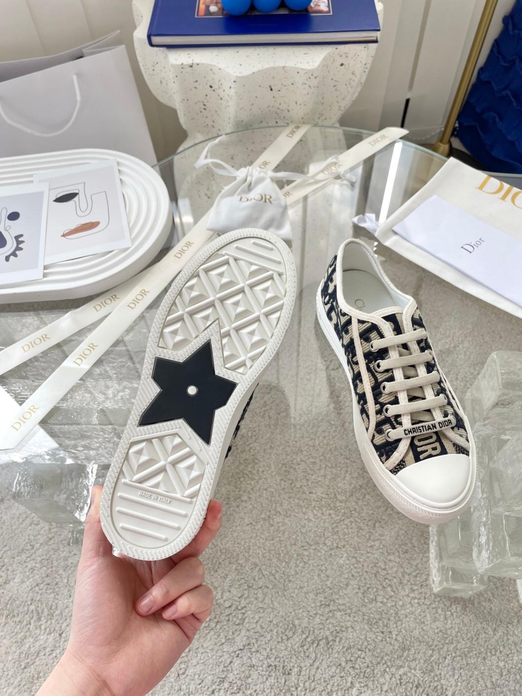 DIRO embroidery flat canvas sneaker 135439