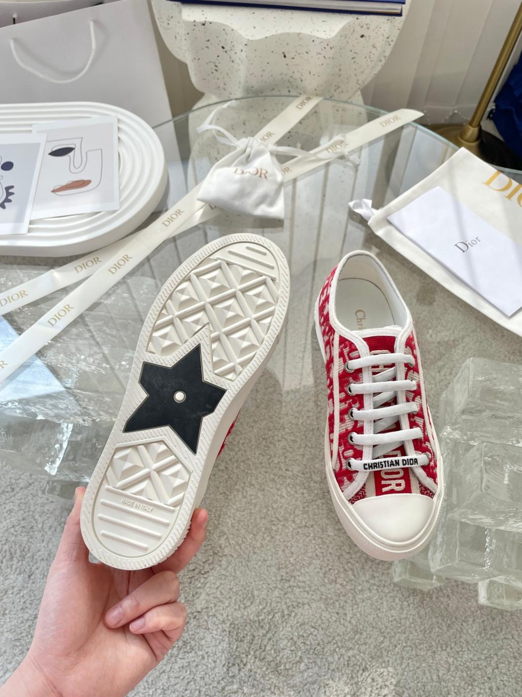 DIRO embroidery flat canvas sneaker 135435