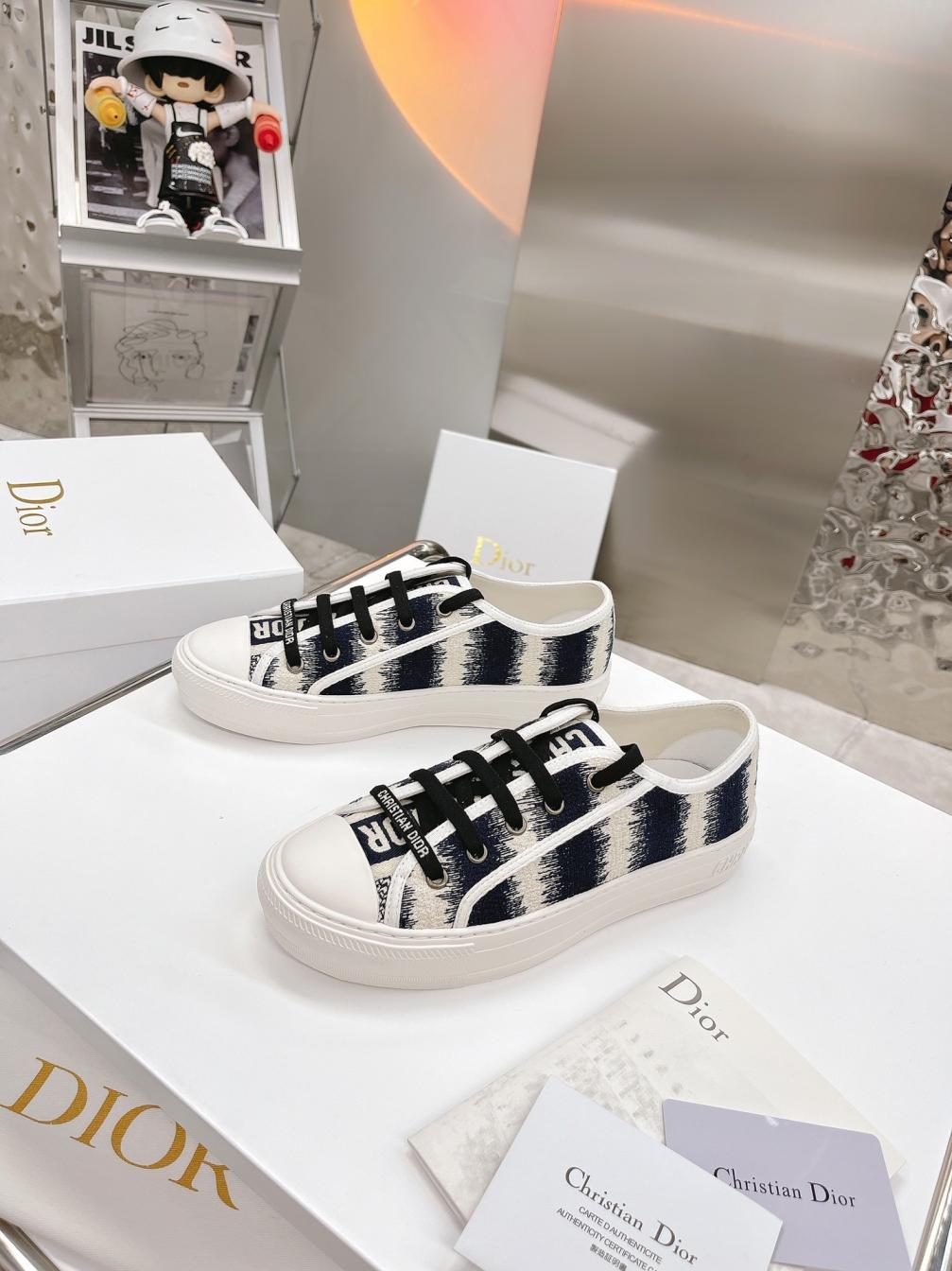 DIRO embroidery flat canvas sneaker 135434