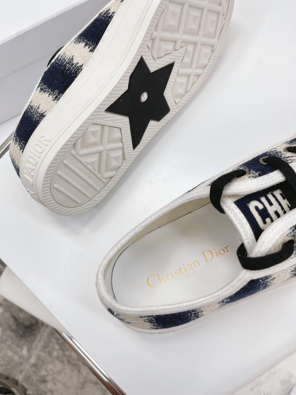 DIRO embroidery flat canvas sneaker 135434