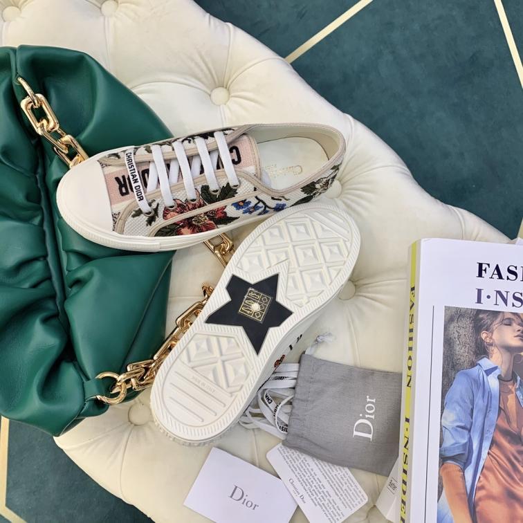 DIRO embroidery flat canvas sneaker 135431