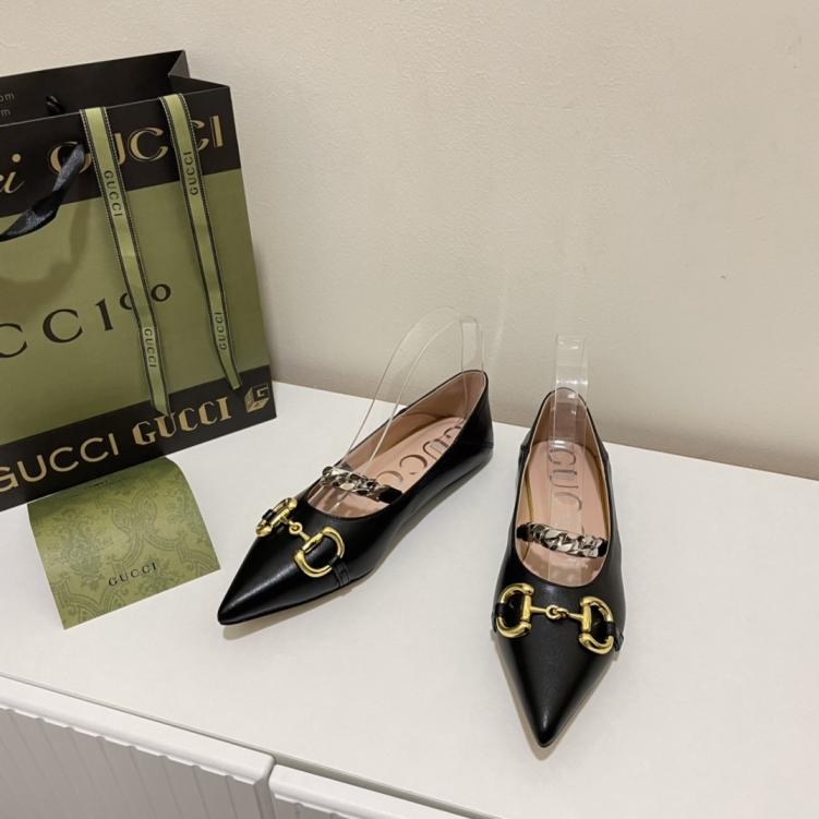GUCCI  women flat shoes