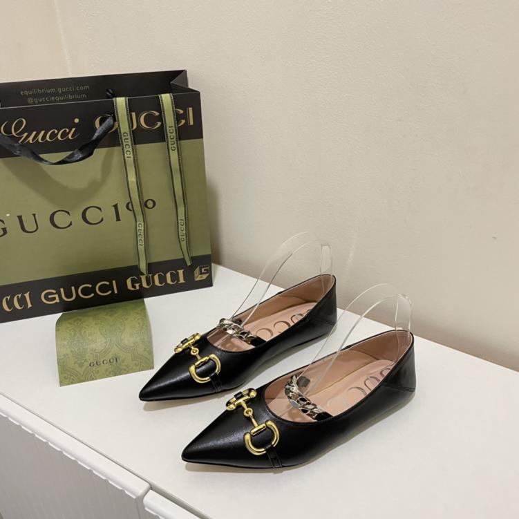 GUCCI  women flat shoes