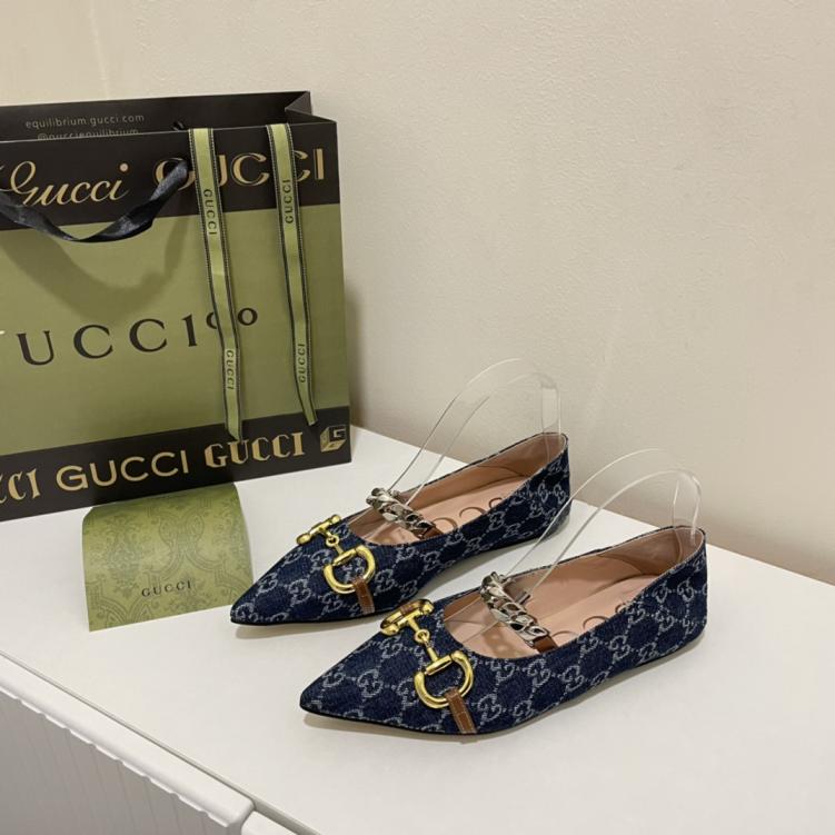 GUCCI  women flat shoes