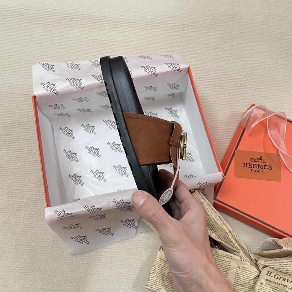 Hermes 2025 new slippers
