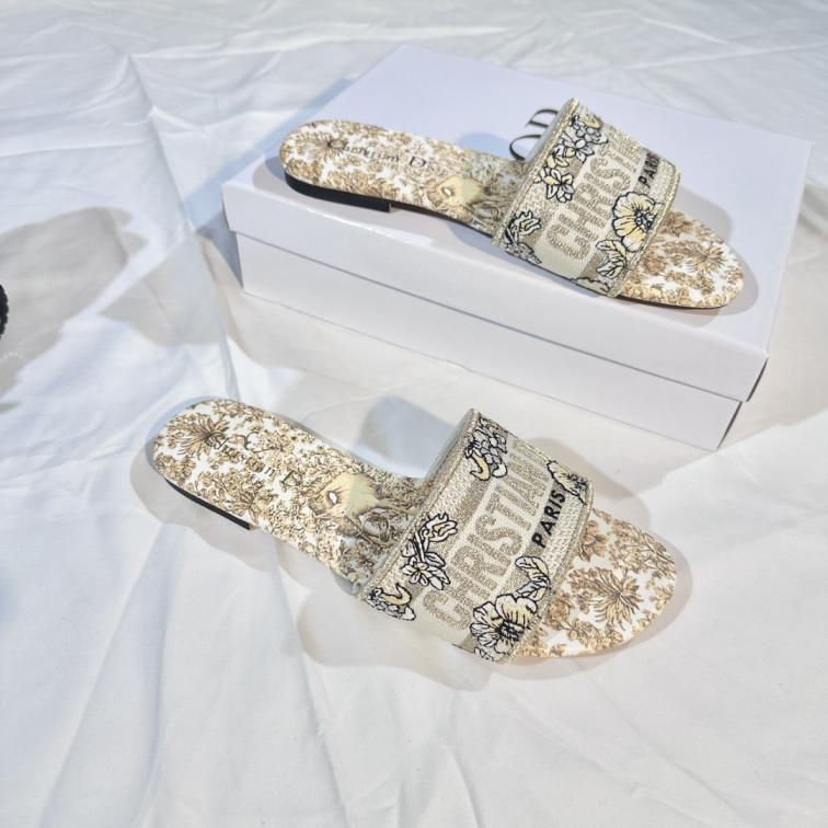 Dior NEW 2025 women flat slippers