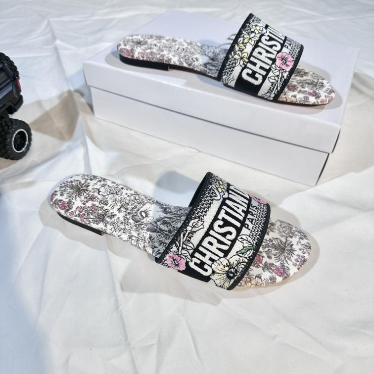 Dior NEW 2025 women flat slippers