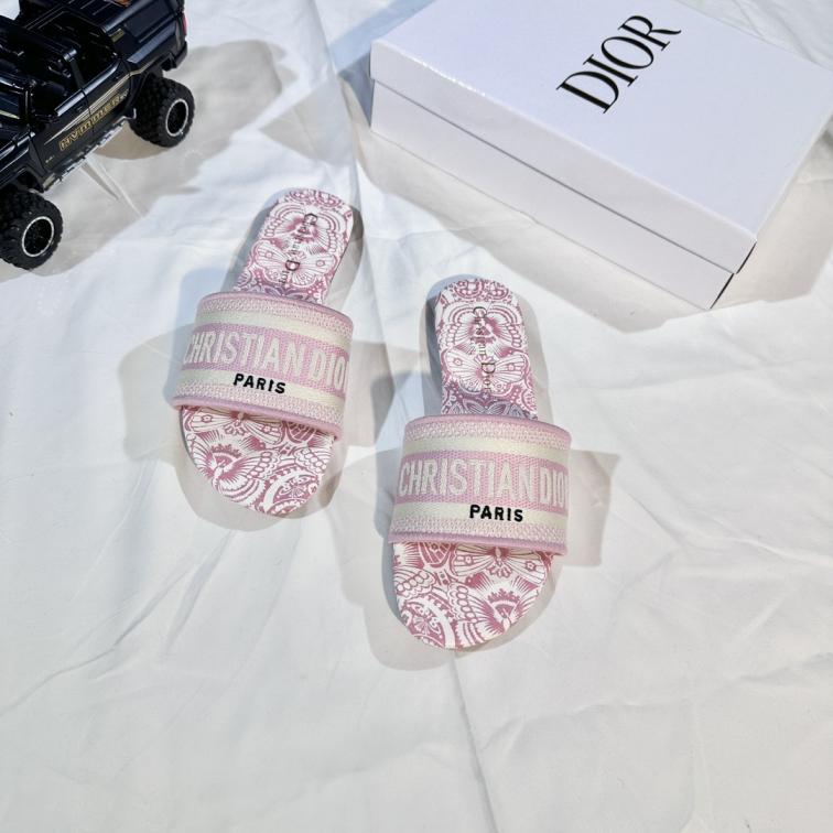Dior NEW 2025 women flat slippers