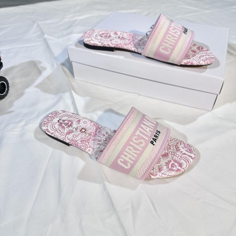 Dior NEW 2025 women flat slippers