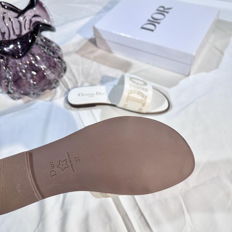 Dior NEW 2025 women flat slippers