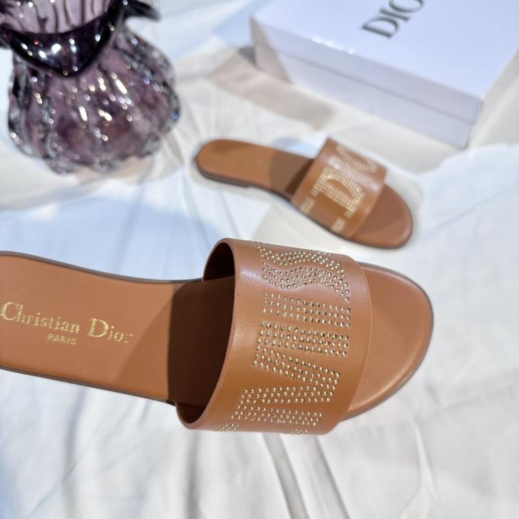 Dior NEW 2025 women flat slippers