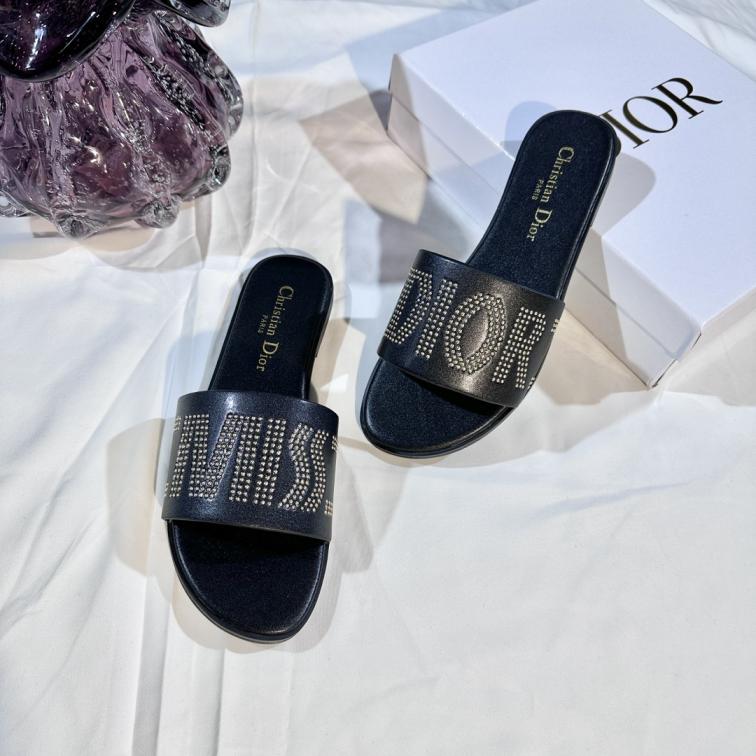 Dior NEW 2025 women flat slippers