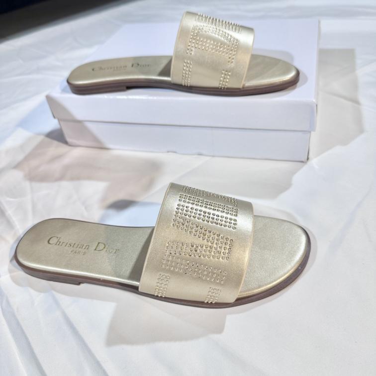 Dior NEW 2025 women flat slippers