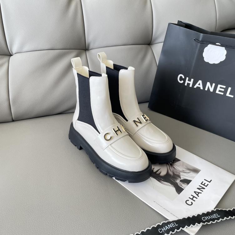 CHANEL 25SS letter short boots 139028