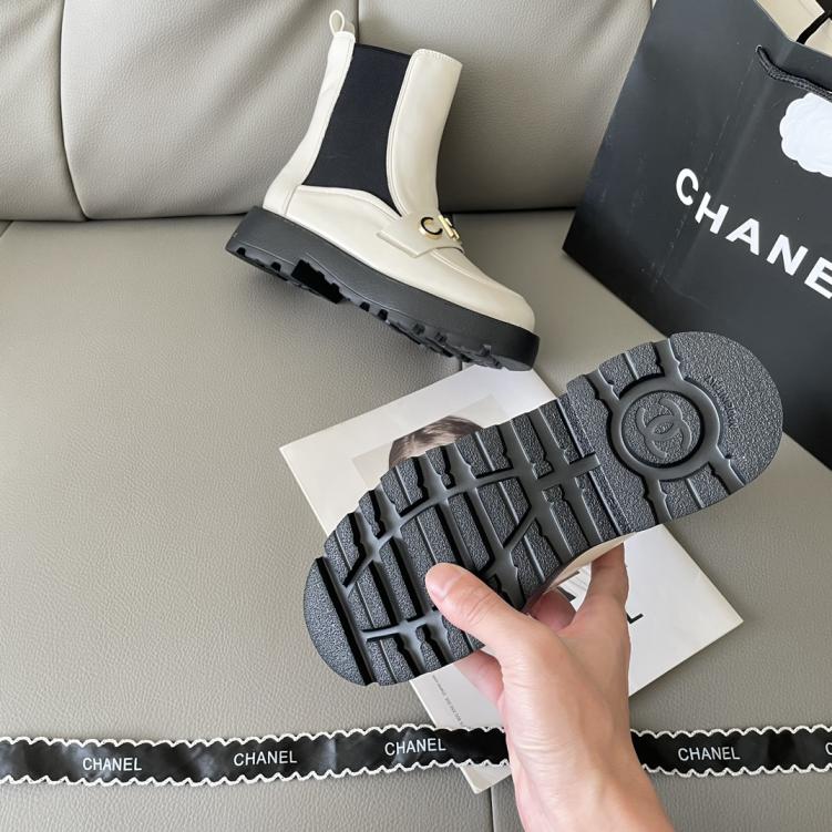 CHANEL 25SS letter short boots 139028